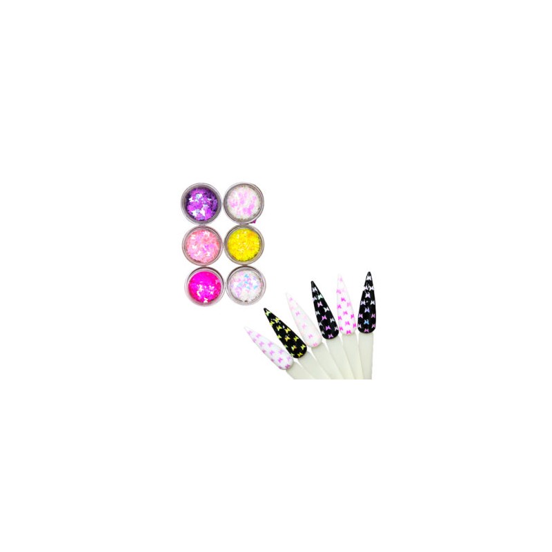 Set Mariposas Multicolor