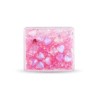 Set corazones con naturaleza muerta
