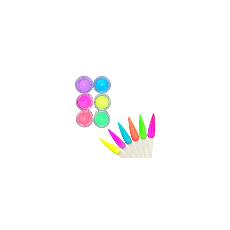 Set Pigmentos Glow Neón
