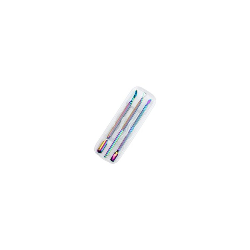 Set empujadores para cutícula 3 pz