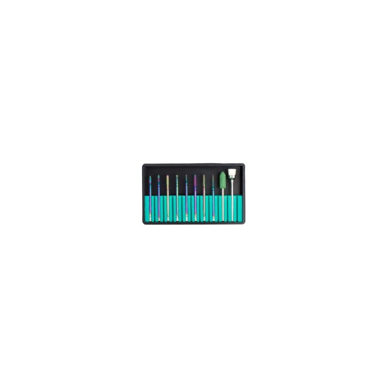 Set de puntas manicure ruso 10 piezas