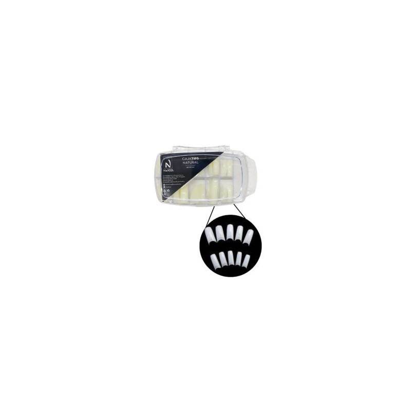 Caja de tips cuadrado 100 piezas