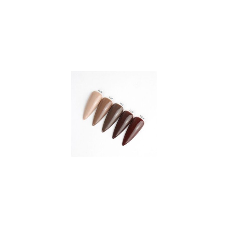 NailCO Gel tonos café 3 pasos