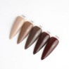 NailCO Gel tonos café 3 pasos
