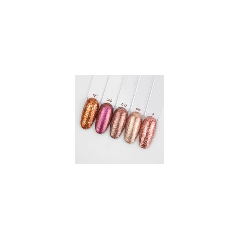 Platinum Gel gama rose gold individual