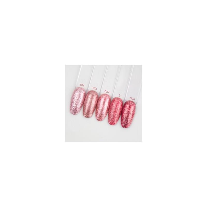Platinum Gel gama rosa individual